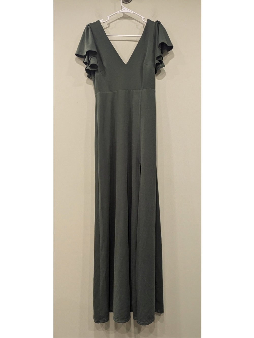 Birdy Grey Hannah Flutter Sleeve V-neck Dress Size Small